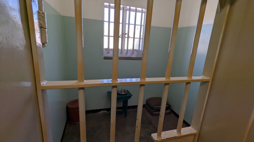 Cellule de prison de Madiba